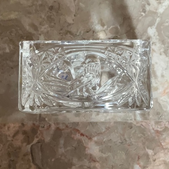 ARAMIS Lead Crystal Bird Salt Cellar - Picture 5 of 5